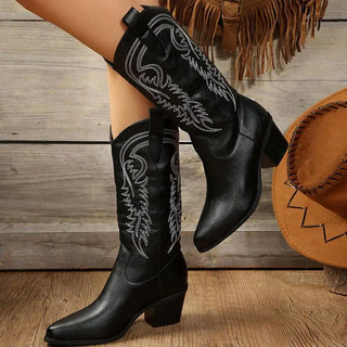 Cowboy Stiefel Damen Bestickt | Western