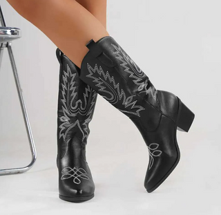 Cowboy Stiefel Damen Bestickt | Western