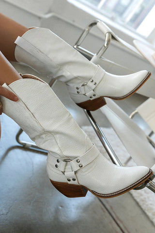 Cowboy Stiefel Damen Kuhflecken | Western