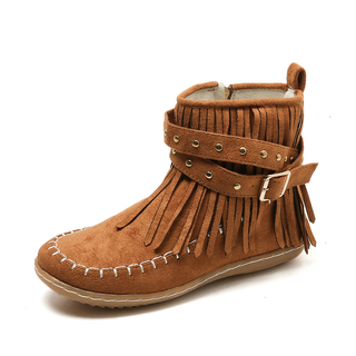 Cowboy Stiefel Damen Mokassin | Fransen