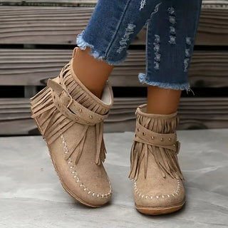 Cowboy Stiefel Damen Mokassin | Fransen