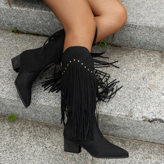 Cowboy Stiefel Damen Western | Fransen