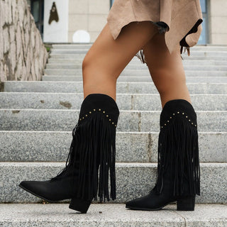 Cowboy Stiefel Damen Western | Fransen