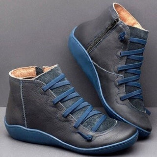 Damen Bequeme Stiefeletten Mit Reißverschluss | Alltag
