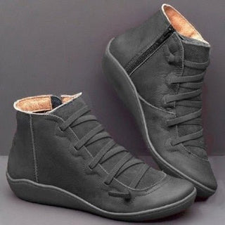 Damen Bequeme Stiefeletten Mit Reißverschluss | Alltag