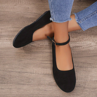 Damen Dirndl Schuhe mit Knöchelriemen | Traditioneller Stil