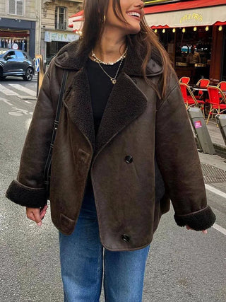 Damen Fleecejacke Mit Reverskragen | Winter