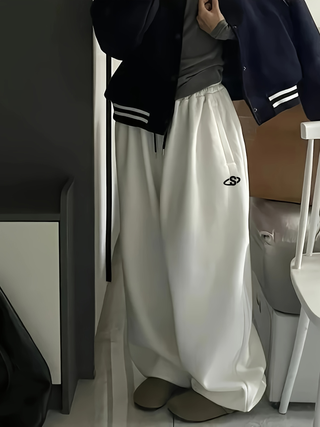 Damen Jogginghose Mit Tunnelzug Und Weitem Bein | Locker
