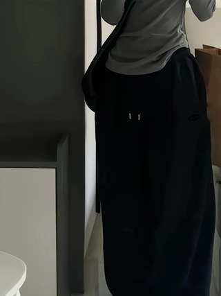 Damen Jogginghose Mit Tunnelzug Und Weitem Bein | Locker