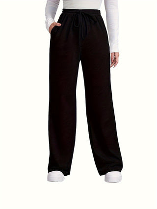 Damen Jogginghose Mit Weitem Bein | Lockerer Sitz