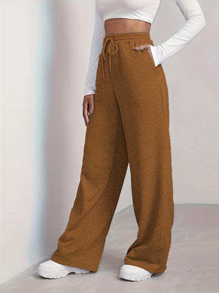 Damen Jogginghose Mit Weitem Bein | Lockerer Sitz