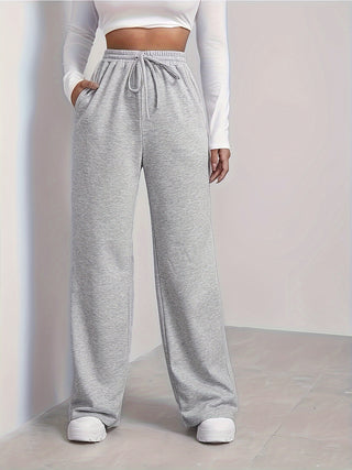 Damen Jogginghose Mit Weitem Bein | Lockerer Sitz