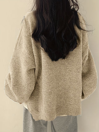 Damen Kuschelpullover Mit Rundhals Und Oversize-Schnitt | Weich