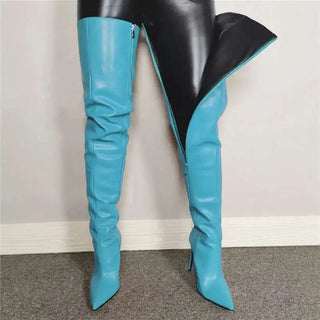 Damen Overknee-Stiefel Mit Hohem Stilettoabsatz | Winter