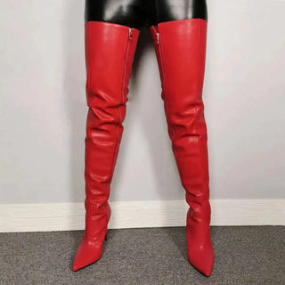 Damen Overknee-Stiefel Mit Hohem Stilettoabsatz | Winter