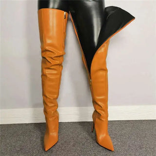 Damen Overknee-Stiefel Mit Hohem Stilettoabsatz | Winter