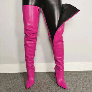 Damen Overknee-Stiefel Mit Hohem Stilettoabsatz | Winter