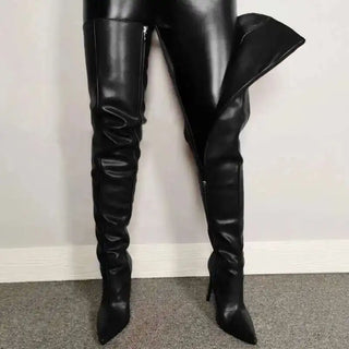 Damen Overknee-Stiefel Mit Hohem Stilettoabsatz | Winter