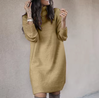 Damen Pulloverkleid Mit Langarm | Casual