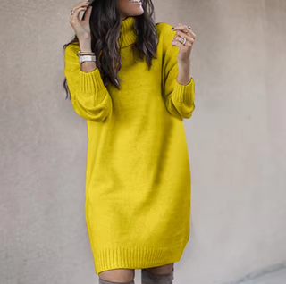 Damen Pulloverkleid Mit Langarm | Casual