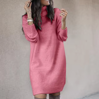Damen Pulloverkleid Mit Langarm | Casual