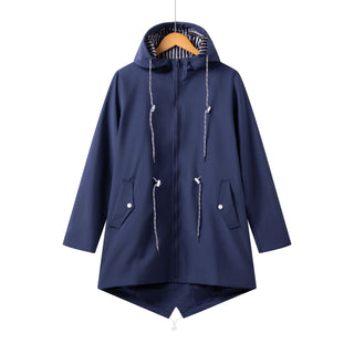 Damen Regenjacke Mit Kordelzug | Wasserdicht