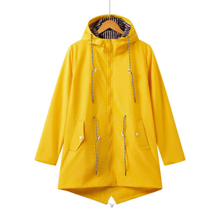 Damen Regenjacke Mit Kordelzug | Wasserdicht