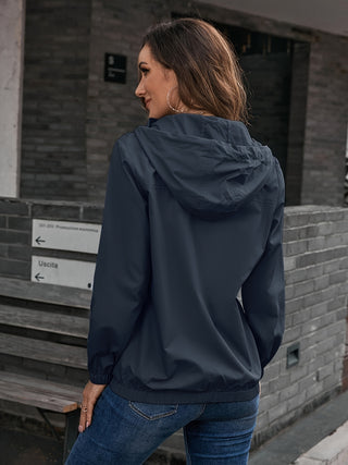 Damen Regenjacke Mit Verstellbarer Kapuze | Leicht
