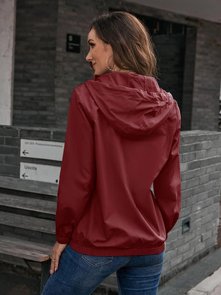 Damen Regenjacke Mit Verstellbarer Kapuze | Leicht