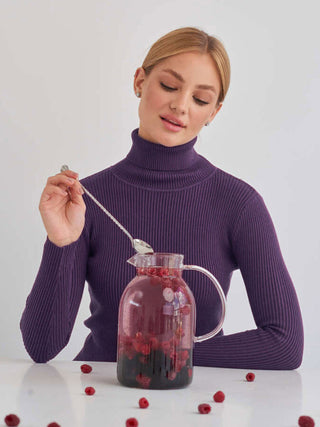 Damen Rollkragenpullover Mit Schmaler Passform | Lang