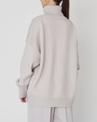 Damen Rollkragenpullover Mit Strukturbund | Übergröß