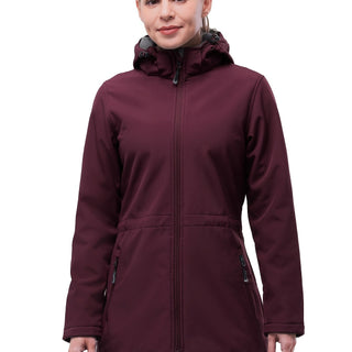 Damen Softshelljacke Mit Abnehmbarer Kapuze | Regen
