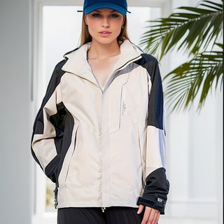 Damen Softshelljacke Mit Zweifarbigen Ärmeln | Regen
