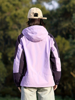 Damen Softshelljacke Mit Zweifarbigen Ärmeln | Regen