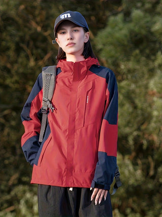 Damen Softshelljacke Mit Zweifarbigen Ärmeln | Regen