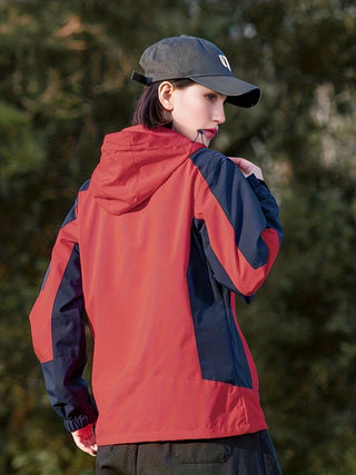 Damen Softshelljacke Mit Zweifarbigen Ärmeln | Regen