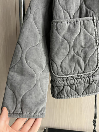 Damen Steppjacke Mit Großen Fronttaschen | Übergangs