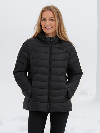 Damen Steppjacke Mit Kapuze | Winter