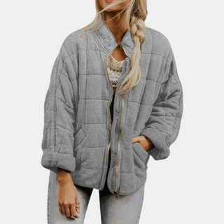 Damen Steppjacke Mit Reißverschluss | Übergangs