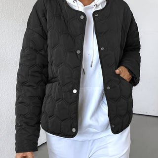 Damen Steppjacke mit Kapuze | Kurzes Design