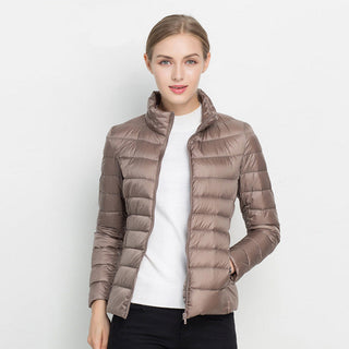 Damen Steppjacke mit Stehkragen | Lässiger Stil