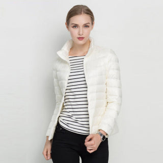 Damen Steppjacke mit Stehkragen | Lässiger Stil
