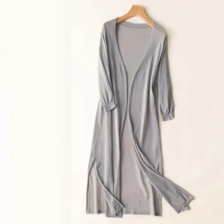 Damen Strickjacke Schlitzdesign | Offen