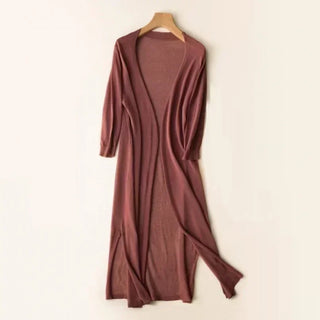 Damen Strickjacke Schlitzdesign | Offen