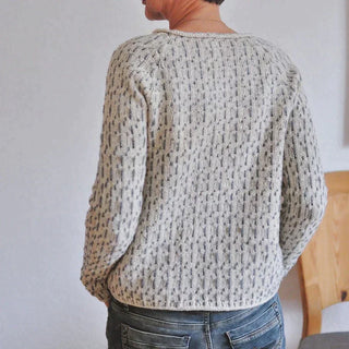 Damen Strickpullover Mit Langarm Und Struktur | Gestrickt