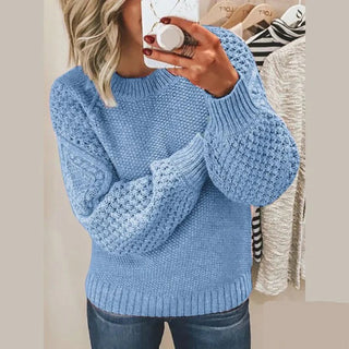 Damen Strickpullover Mit Strukturmuster | Langarm