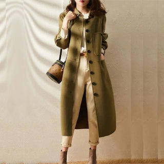 Damen Trenchcoat Mit Geradem Schnitt Und Knopfreihe | Übergangs
