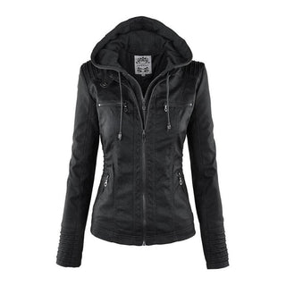 Damen Übergangsjacke Mit Kapuze Und Reißverschluss | Bomber