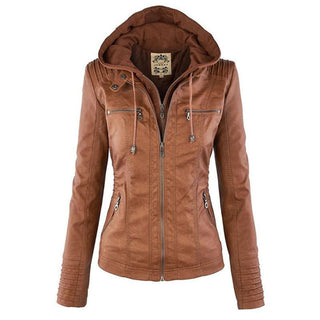 Damen Übergangsjacke Mit Kapuze Und Reißverschluss | Bomber