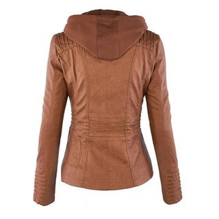 Damen Übergangsjacke Mit Kapuze Und Reißverschluss | Bomber